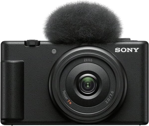 Sony ZV-1F Vlog Camera for Content Creators and Vloggers Black